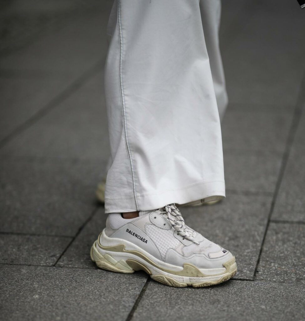 Fehér Balenciaga sneaker